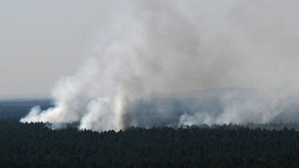 Explosions at munitions site trigger fire at Berlin’s Grunewald forest – صحيفة الصوت
