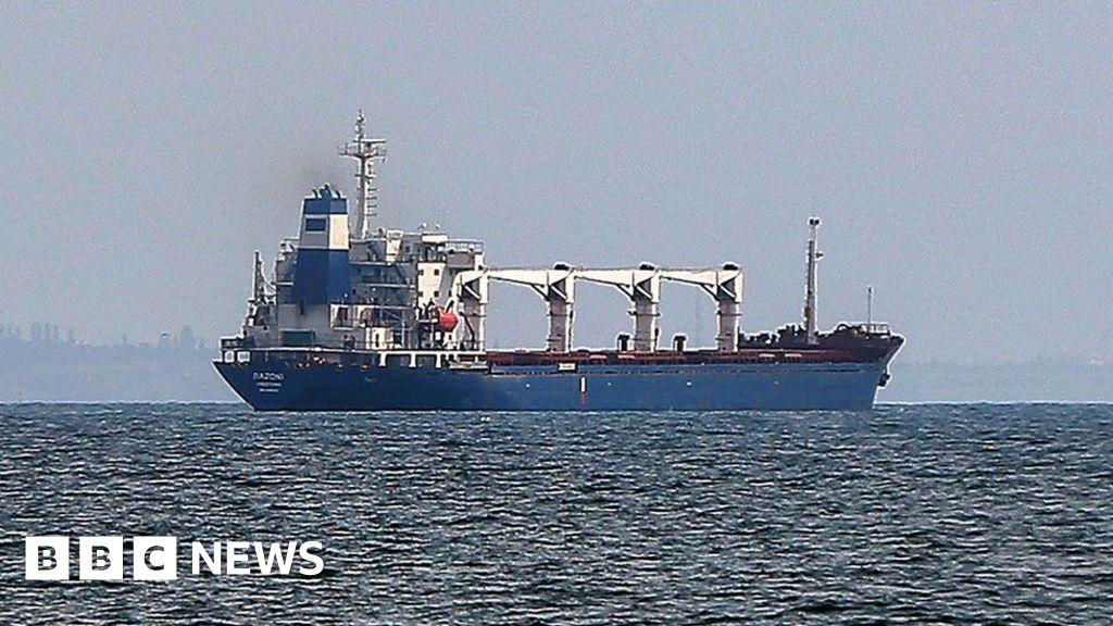 Ukraine war: First grain ship out of Ukraine reaches Turkish waters-صحيفة الصوت