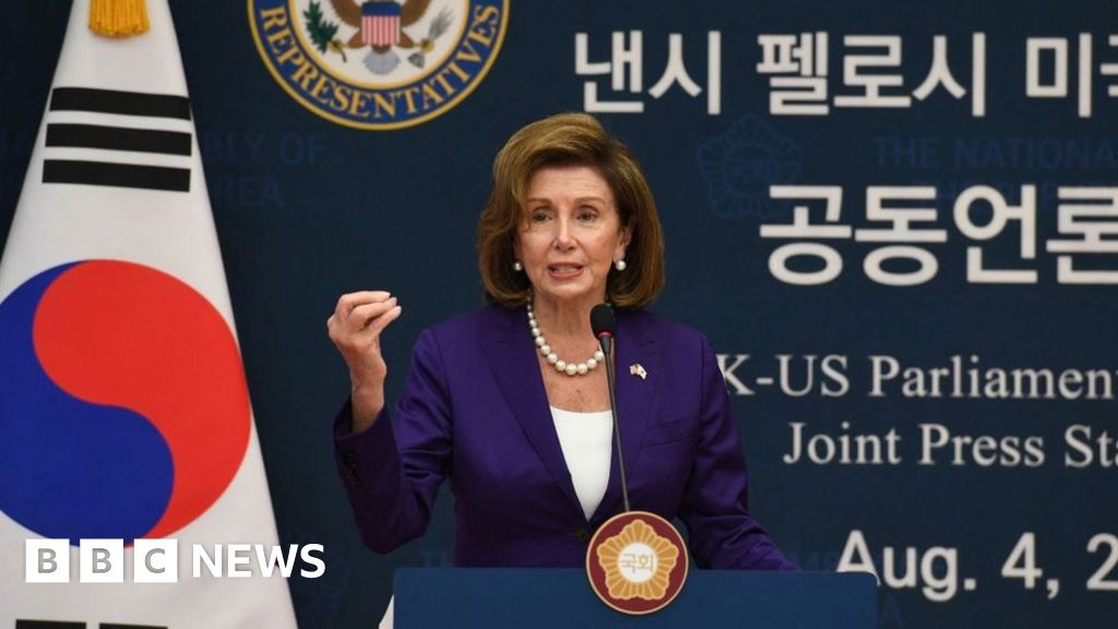 Taiwan tensions: China condemns 'manic' visit as Pelosi continues tour-صحيفة الصوت