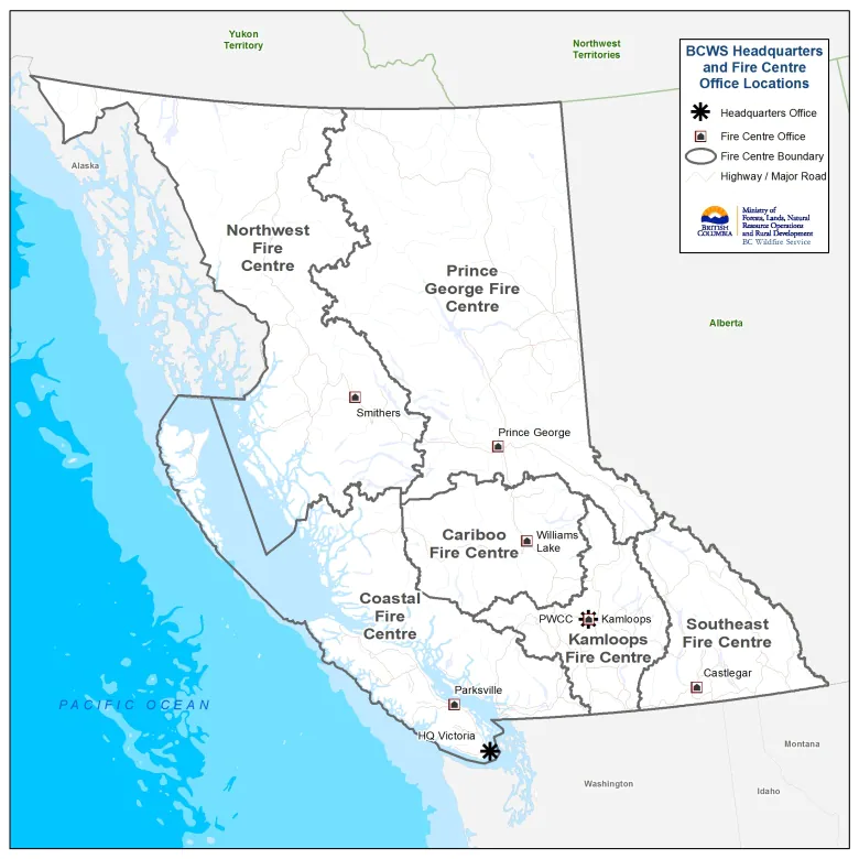 Crews ignite planned burns in effort to contain B.C. wildfires; blaze near Penticton grows by 52%-صحيفة الصوت