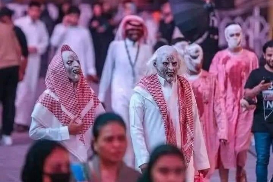 هل هو اتباعا للترند اما جهلا من السعوديين؟، غضب الكثير من مسلمي العالم بسبب احتفالات عيد الهالوين في السعودية 1444