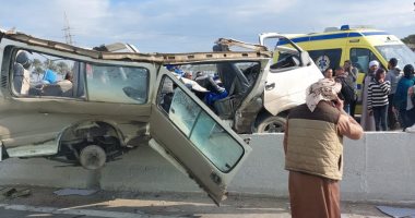 إصابة 5 أشخاص فى حادث تصادم ميكروباص وسيارة نصف نقل بزراعى البحيرة – صحيفة الصوت