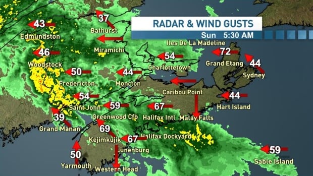 Remnants of post-tropical storm Philippe bring high winds, heavy rain to Maritimes-صحيفة الصوت