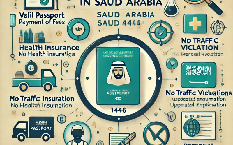 دليل شامل لتجديد الإقامة في السعودية 1446