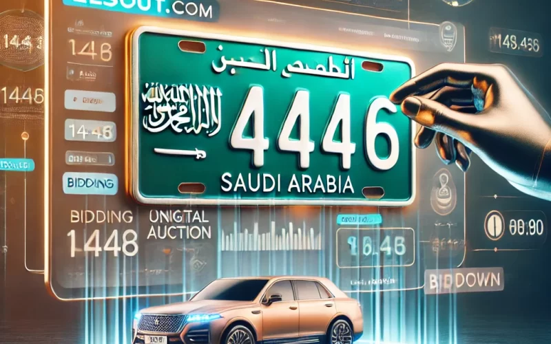 دليل شامل للتسجيل في مزاد اللوحات الإلكترونية 1446