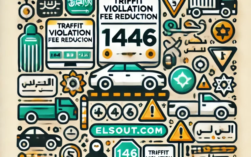 دليل شامل: شروط وأهداف تمديد تخفيض المخالفات المرورية 1446 في السعودية