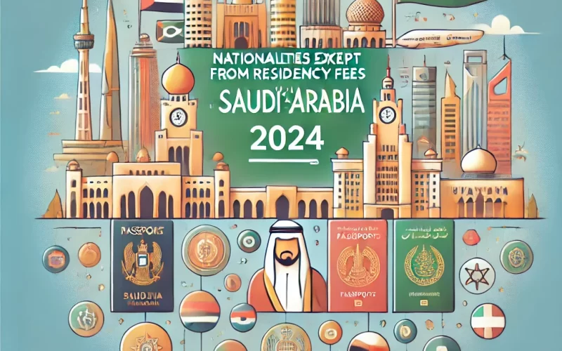 الجنسيات المعفاة من رسوم الإقامة في السعودية 2024