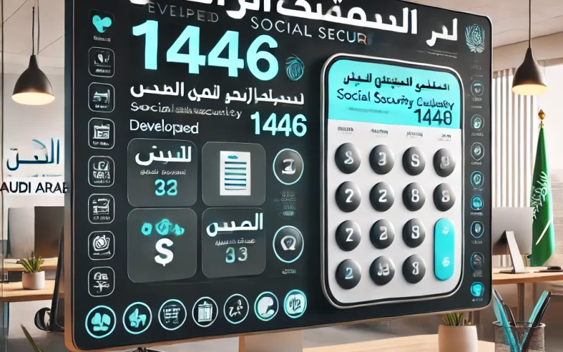 كيفية استخدام حاسبة الضمان الاجتماعي المطور 1446