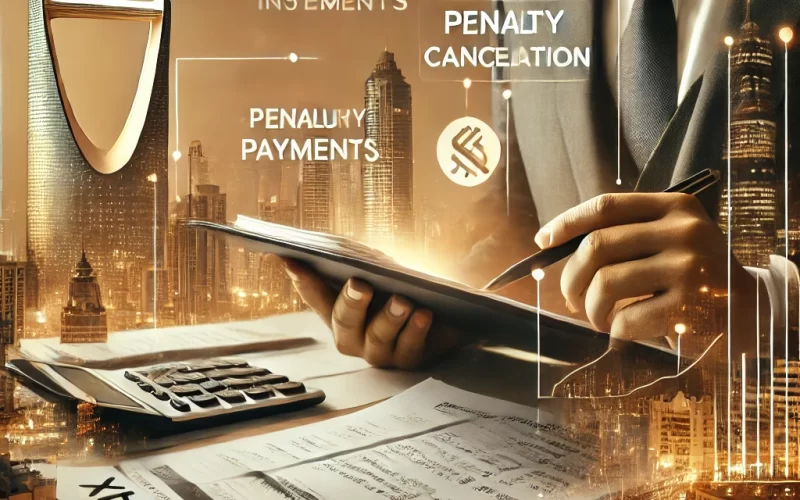 تقسيط المستحقات الضريبية وإلغاء الغرامات في السعودية