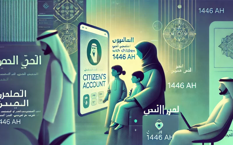 تسجيل الأرملة مع أطفالها في حساب المواطن