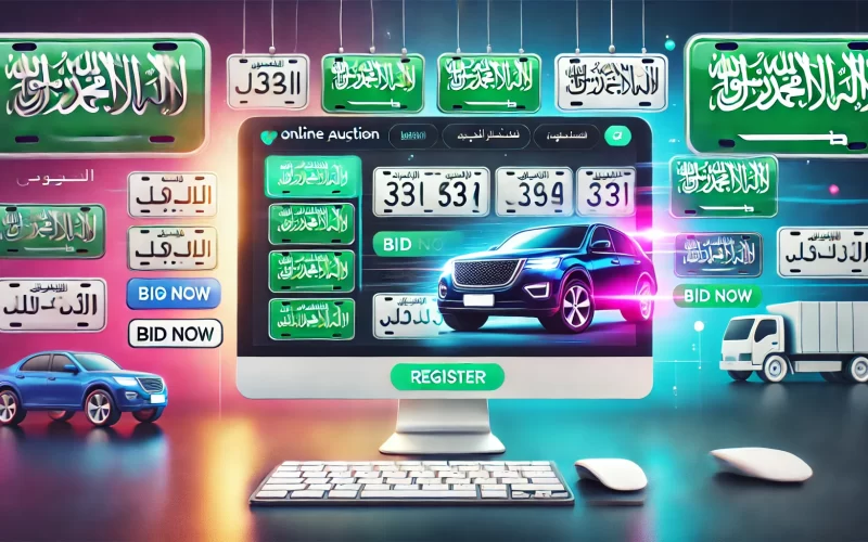 التسجيل في مزاد اللوحات الإلكتروني 1446: الخطوات والشروط