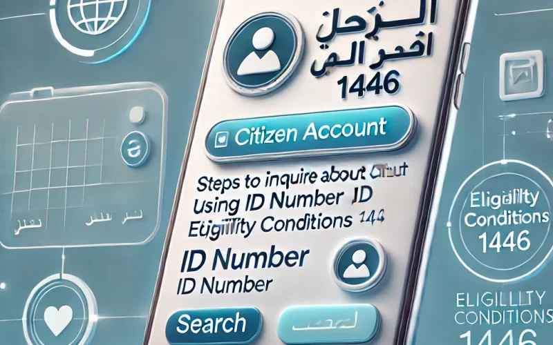 الاستعلام عن حساب المواطن برقم الهوية وشروط الاستحقاق 1446