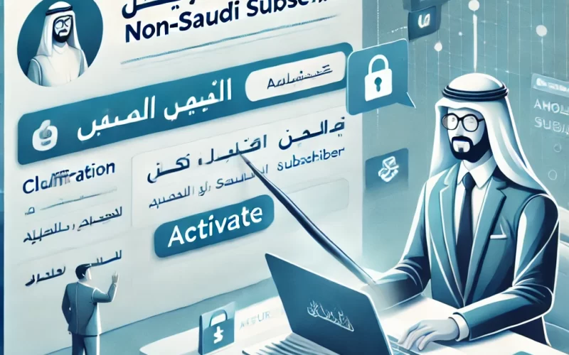 إضافة مشترك غير سعودي وتنشيط حساب في التأمينات