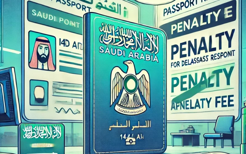 غرامة تأخير تجديد جواز السفر 1446 ورسوم التجديد