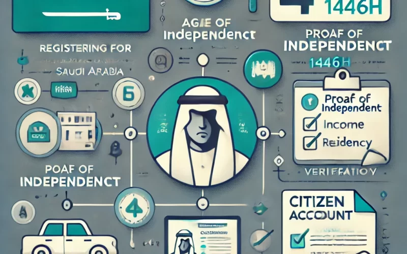 شروط التسجيل في حساب المواطن للفرد المستقل 1446