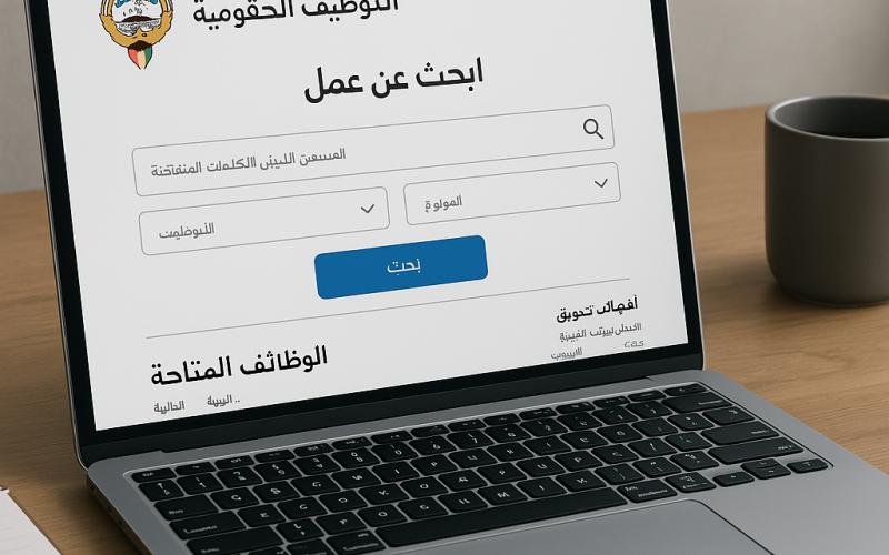 تطورات منصة التوظيف الحكومية في الكويت 2025