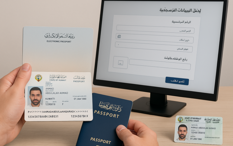 كيفية استخراج الجواز الإلكتروني في الكويت