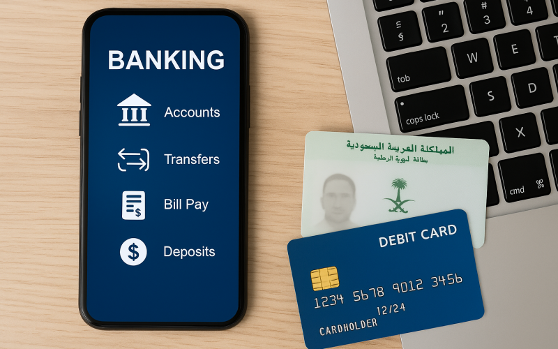 خدمات البنوك الإلكترونية في السعودية