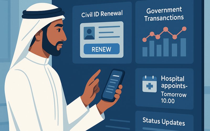 متابعة خدمات المواطن في الكويت
