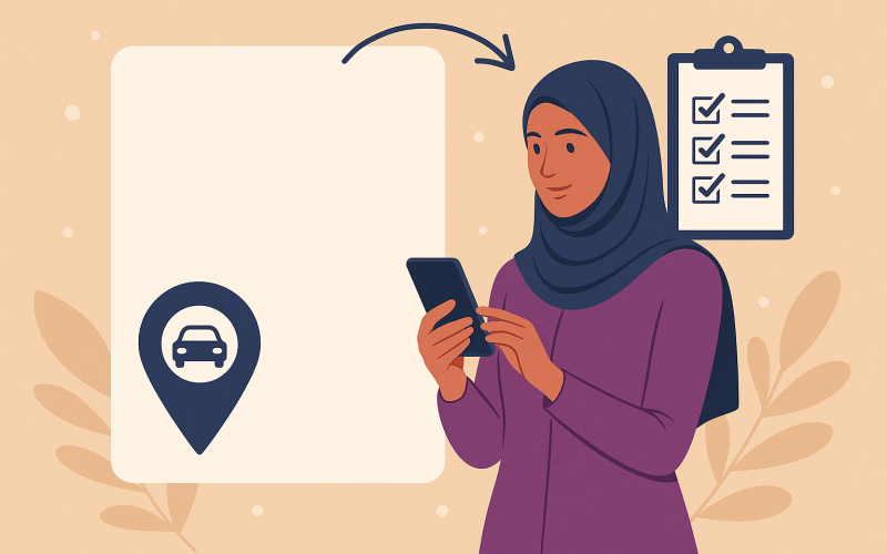 طلب دعم النقل للمرأة العاملة في السعودية