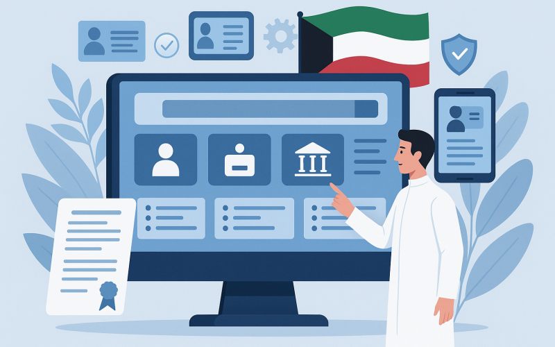 الدليل الموحد للخدمات الرقمية الحكومية بالكويت
