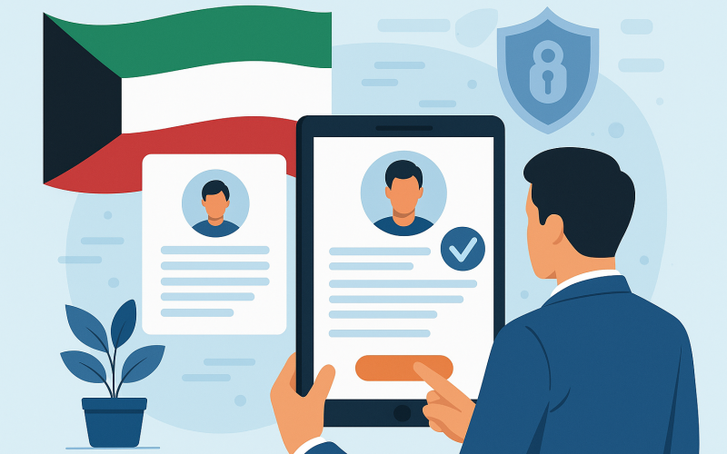 مبادرات الكويت لتحديث البيانات الوطنية للمواطنين