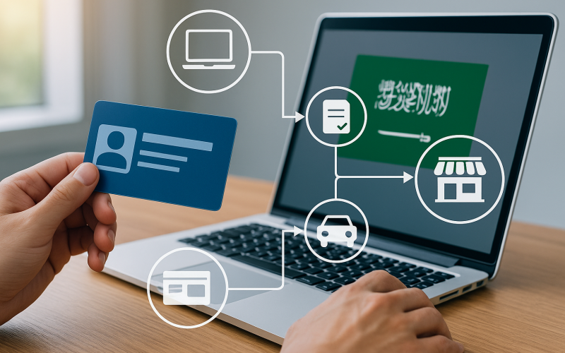 تجديد رخصة القيادة وخدمة السوق عبر بلدي السعودية