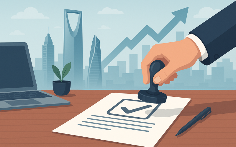 إصدار رخصة مشروع تجاري بالسعودية