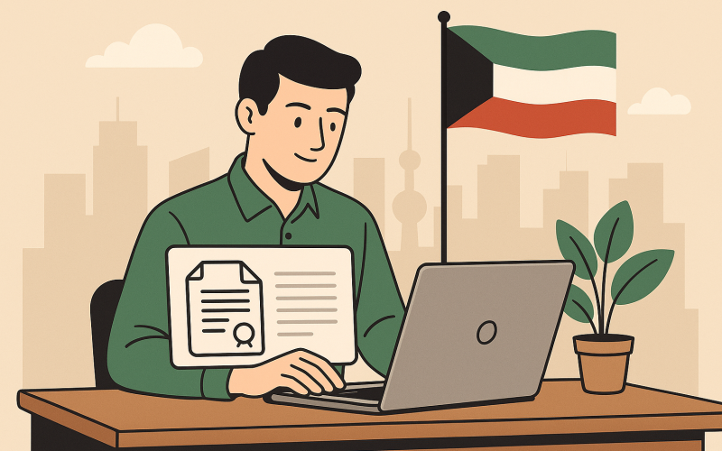 طريقة الحصول على شهادة الامتيازات الوظيفية إلكترونيًا