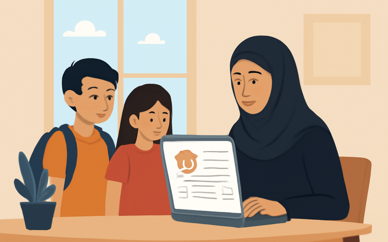 كيفية التقديم على بدل التعليم لأسر المتعففين في السعودية