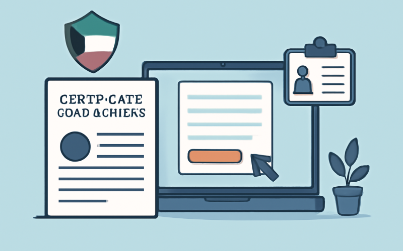 طلب استخراج شهادة حسن السيرة والسلوك إلكترونيًا في الكويت