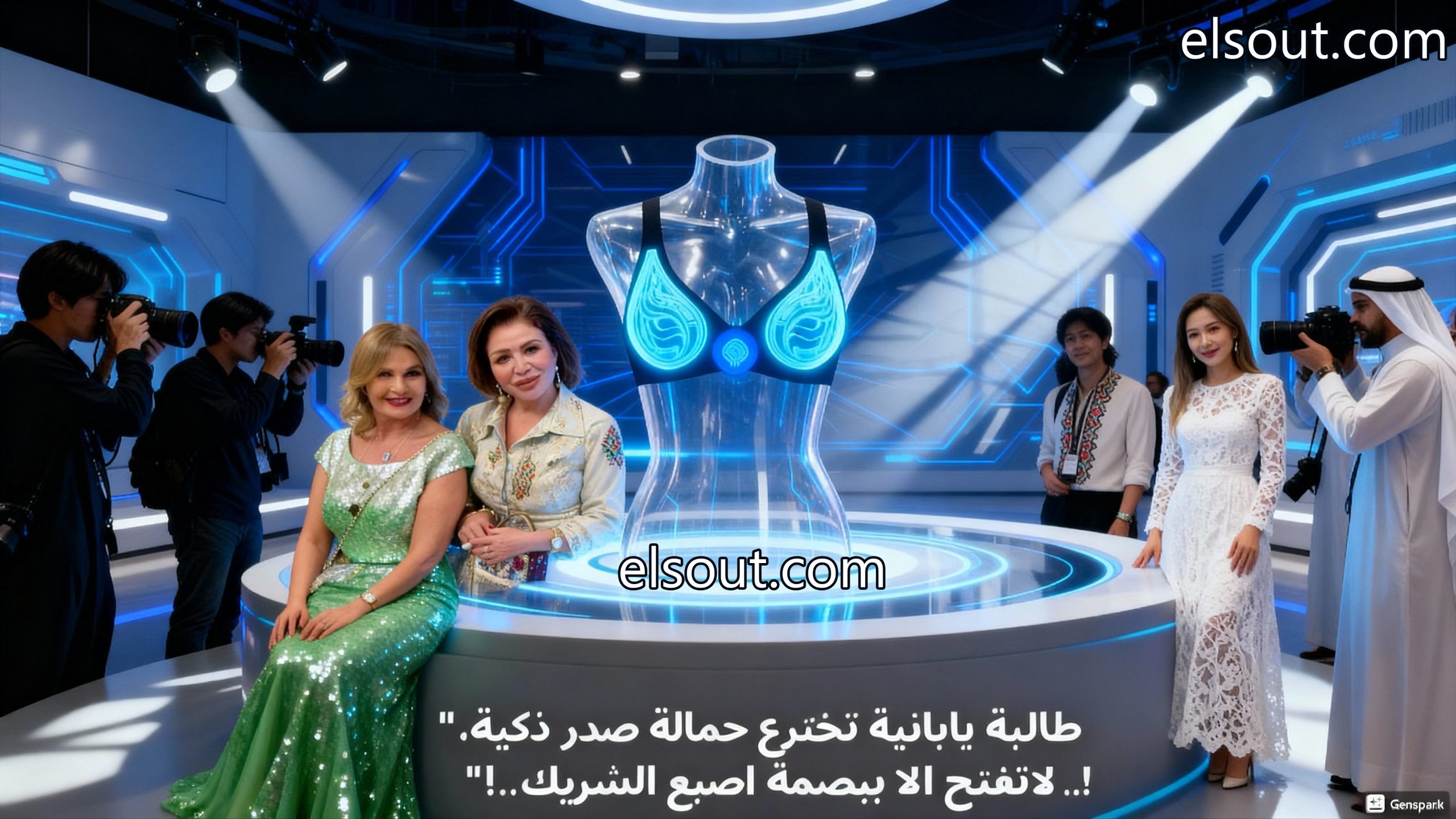 طالبة يابانية تخترع حمالة صدر ذكية