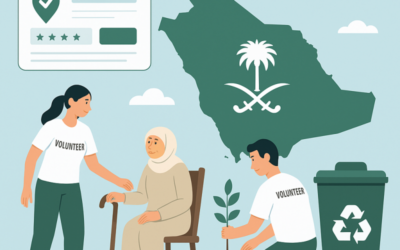 دليل منصة متطوع السعودية للمساعدة الاجتماعية 2025