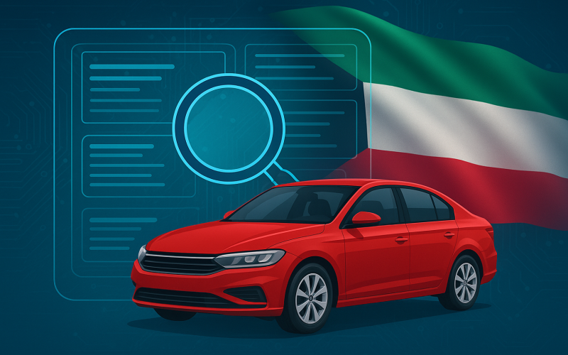 أفضل طريقة الاستعلام عن بيانات المركبات في الكويت