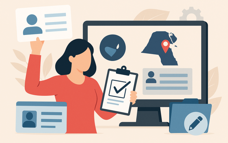 طريقة تعديل بيانات البطاقة المدنية في الكويت 2025